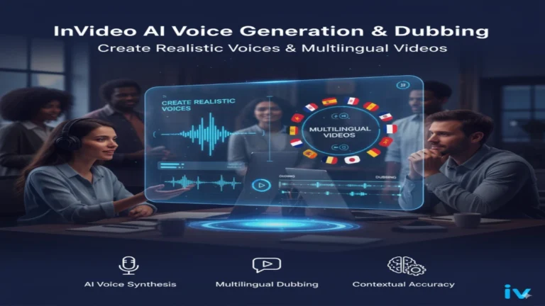 Invideo ai voice generation & dubbing