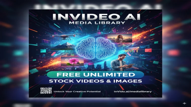 invideo ai media library